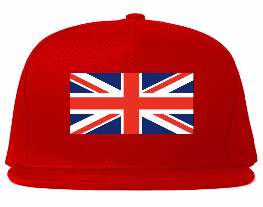 United Kingdom Flag Country Printed Snapback Hat Cap