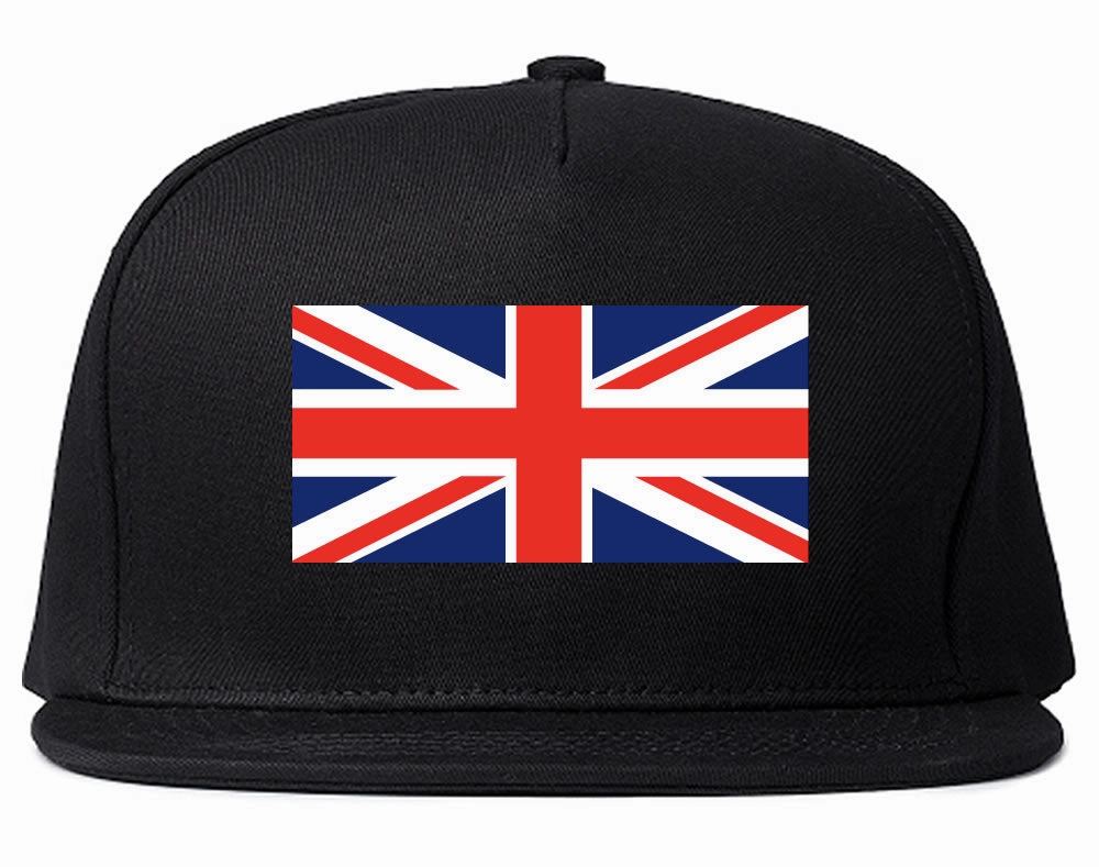 United Kingdom Flag Country Printed Snapback Hat Cap