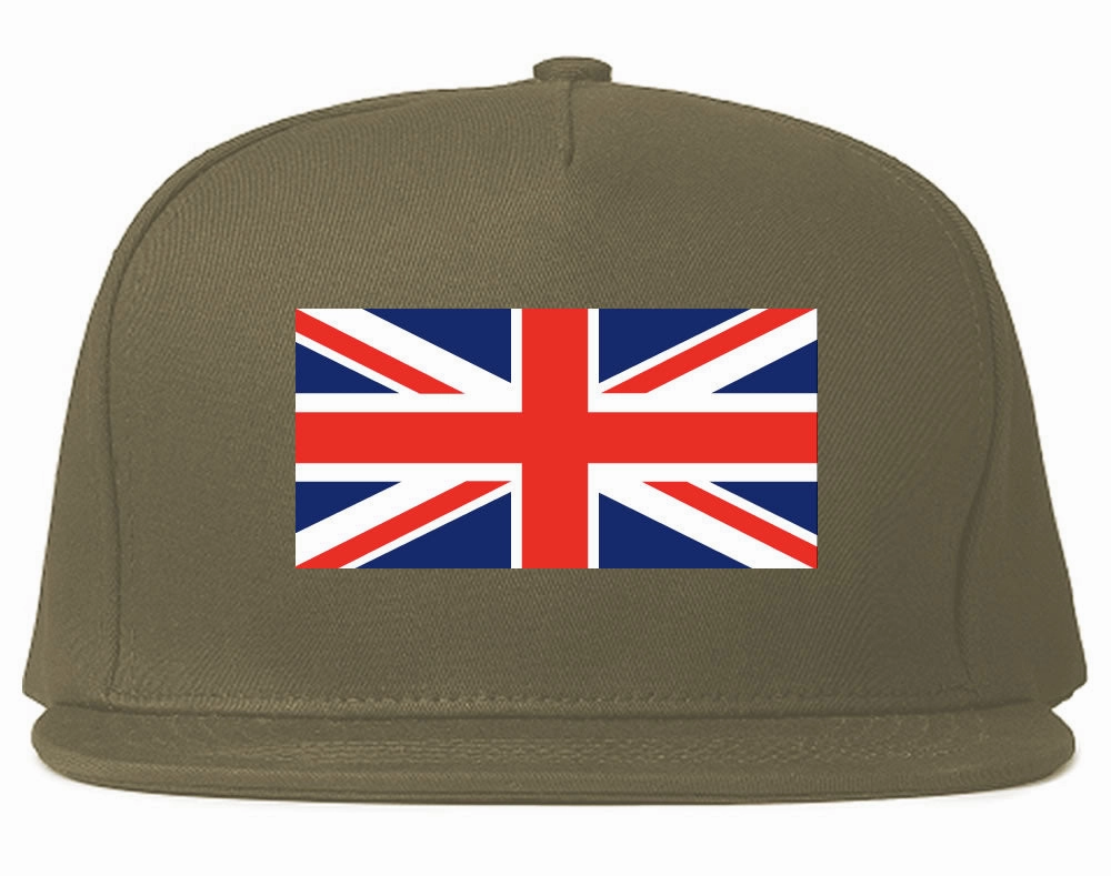 United Kingdom Flag Country Printed Snapback Hat Cap