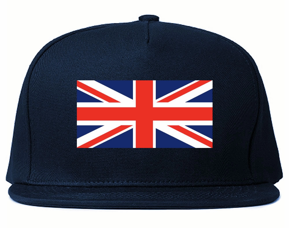 United Kingdom Flag Country Printed Snapback Hat Cap