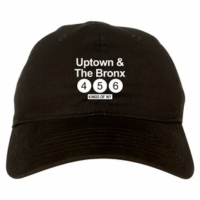 Uptown And The Bronx Subway Sign Mens Dad Hat
