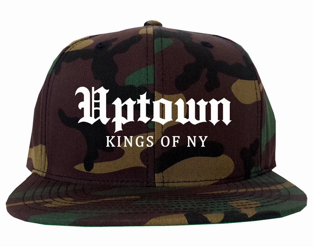 Uptown Old English Mens Snapback Hat