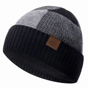 UR Patchwork Knitted Beanie