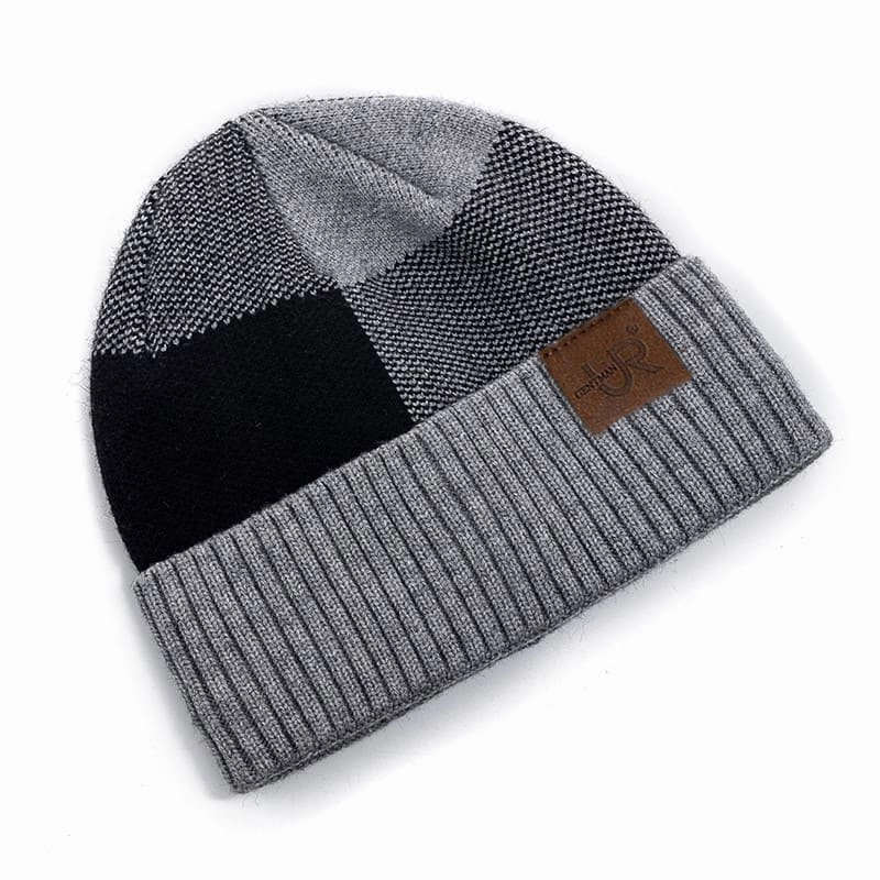 UR Patchwork Knitted Beanie