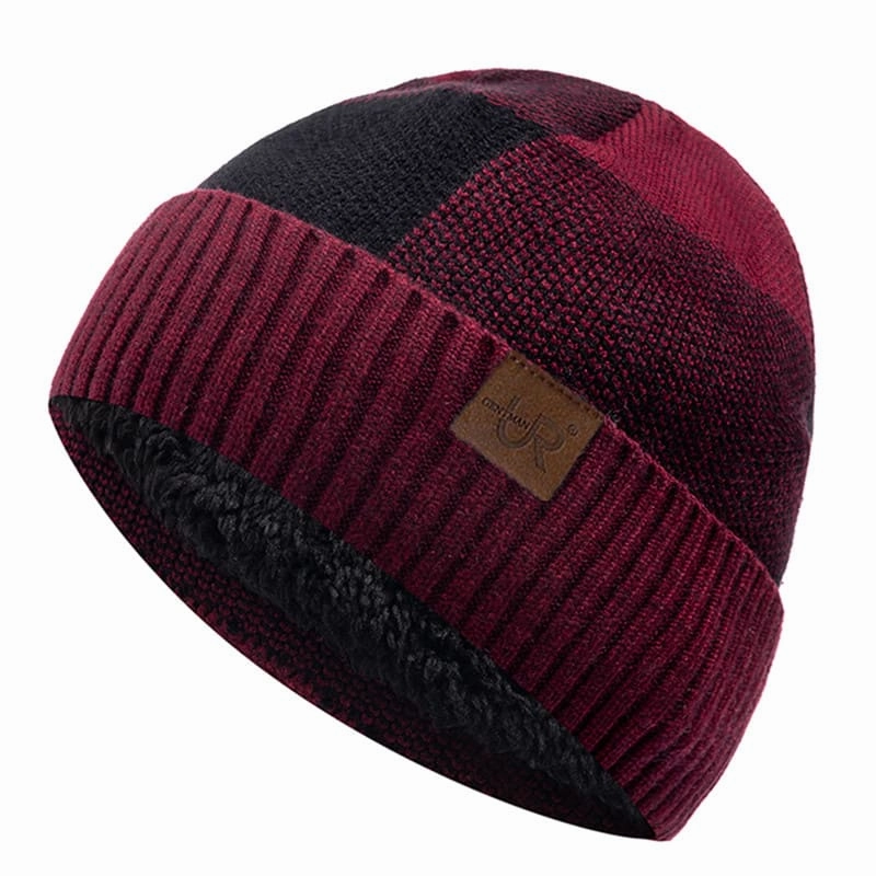 UR Patchwork Knitted Beanie