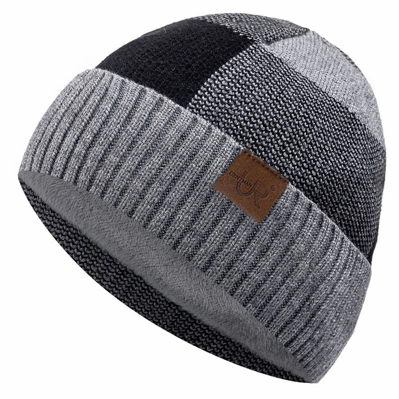 UR Patchwork Knitted Beanie
