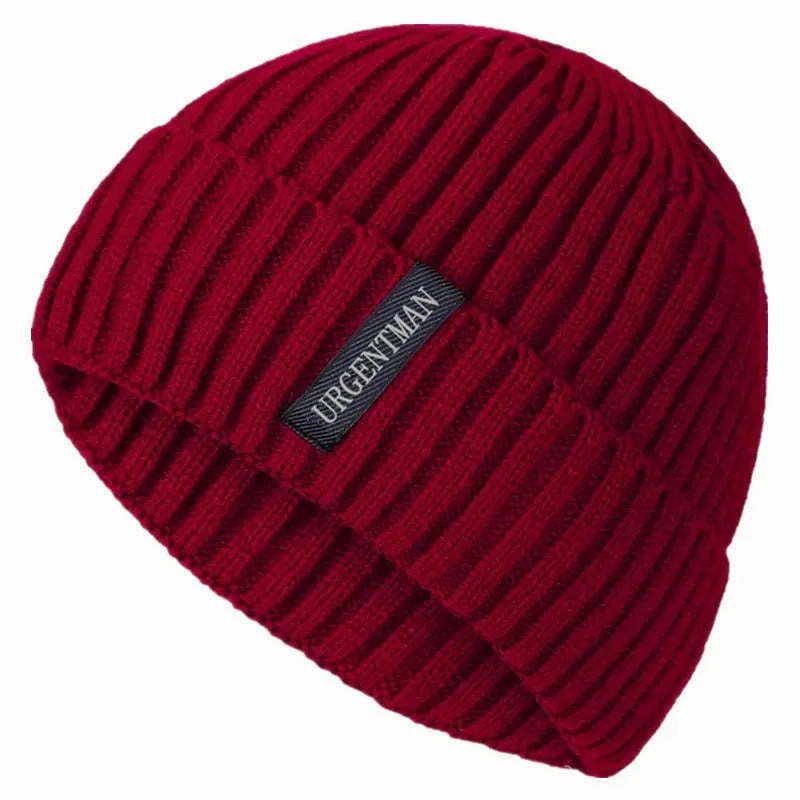 Urgentman Winter Knitted Beanie