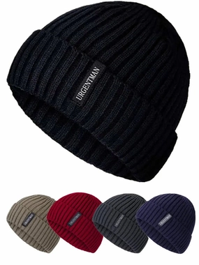 Urgentman Winter Knitted Beanie