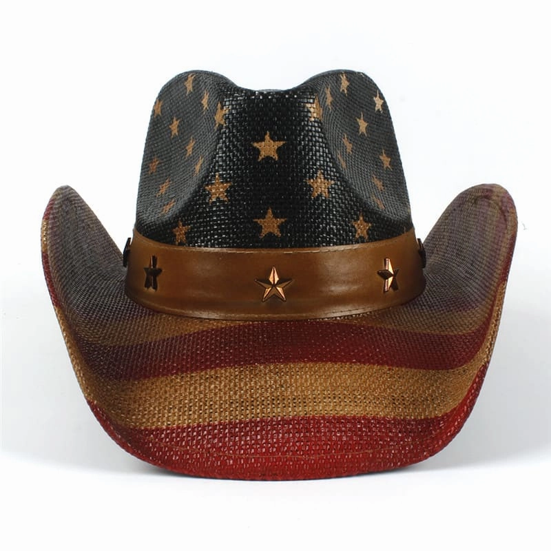 US Flag Cowboy Hat