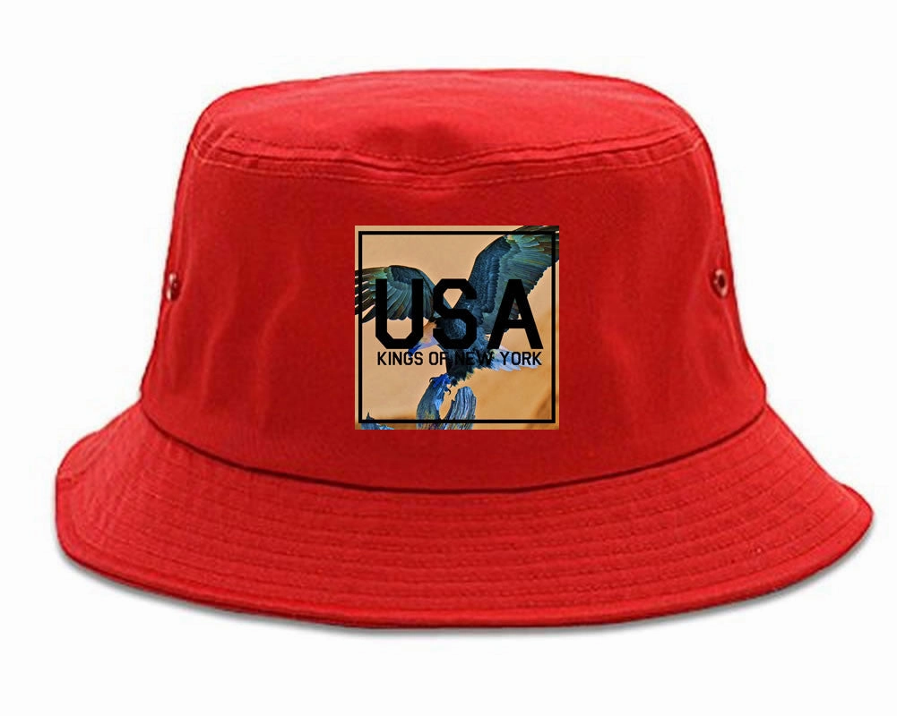 USA Bald Eagle America Bucket Hat