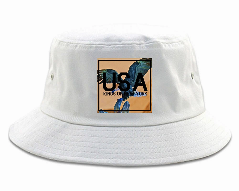 USA Bald Eagle America Bucket Hat