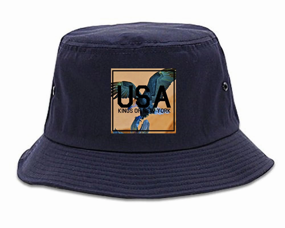 USA Bald Eagle America Bucket Hat