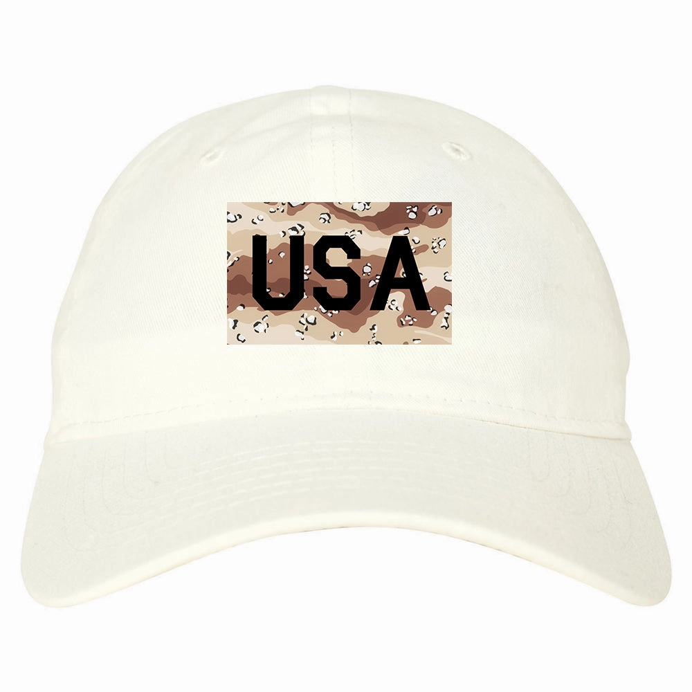 USA Desert Camo Army Mens Dad Hat Baseball Cap
