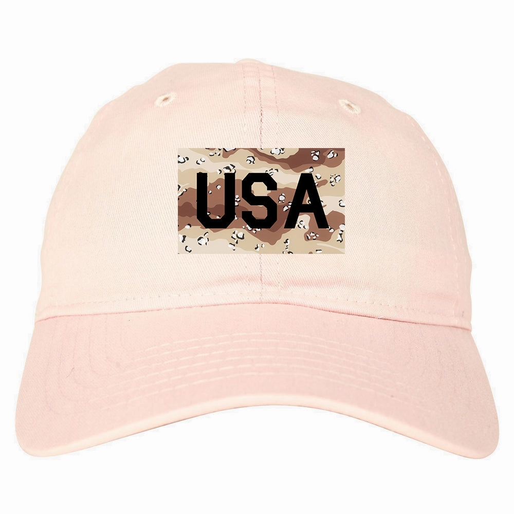USA Desert Camo Army Mens Dad Hat Baseball Cap