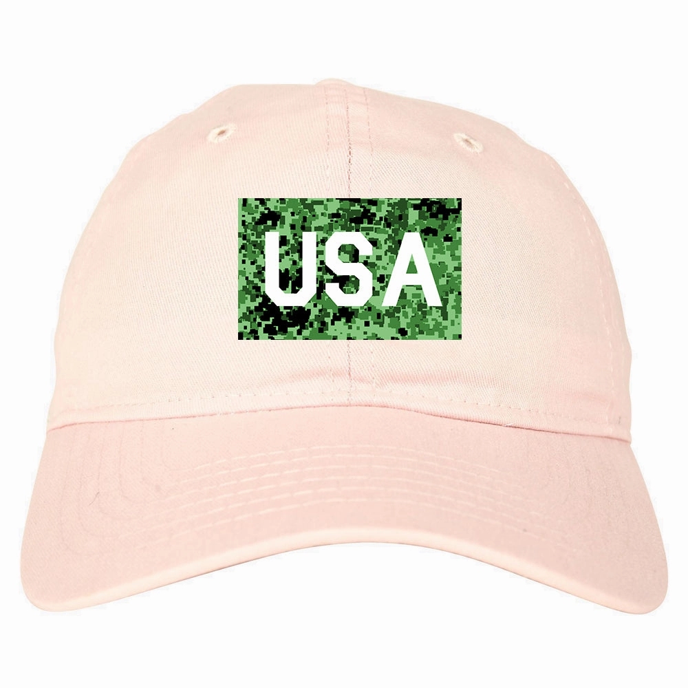 USA Digital Camo Army Mens Dad Hat Baseball Cap