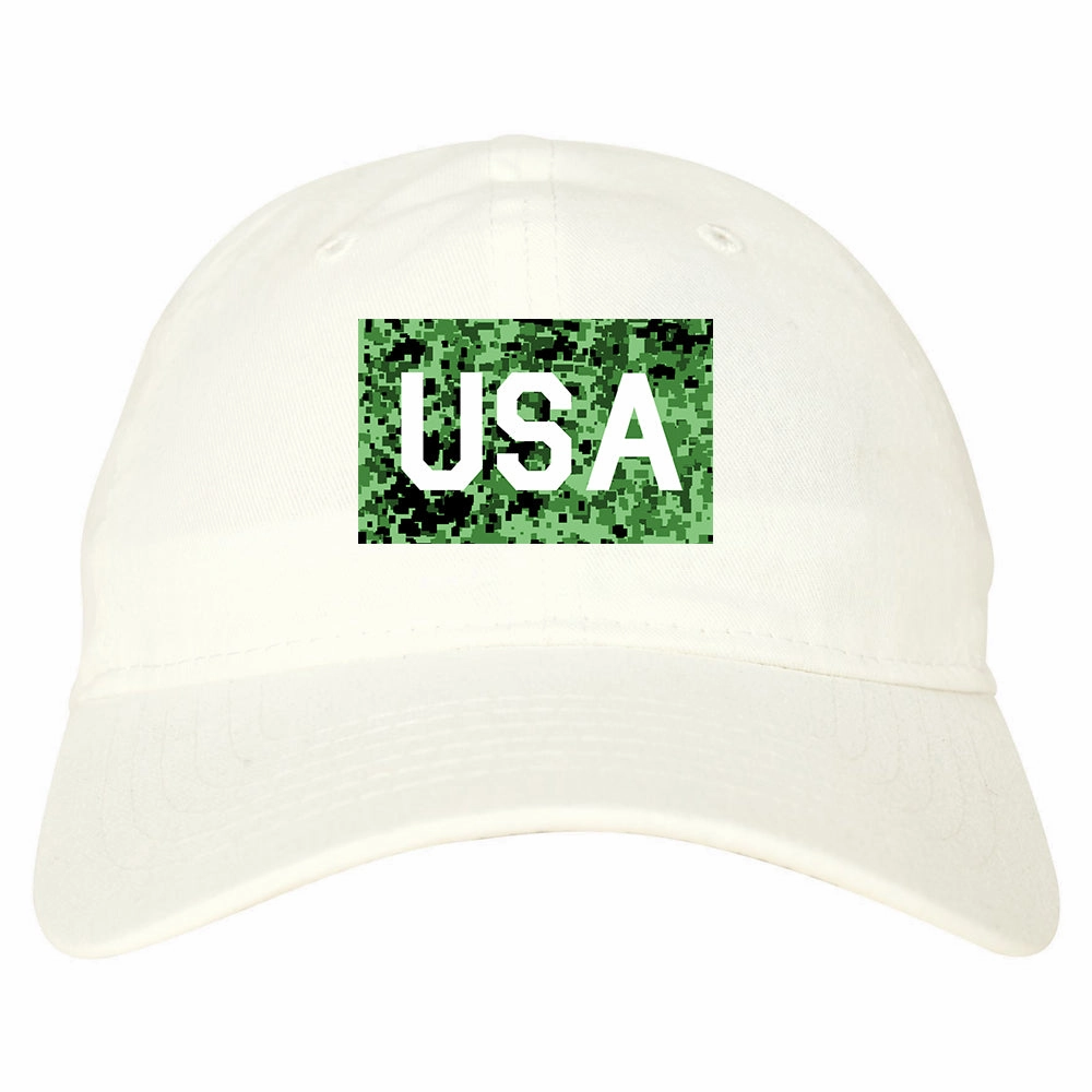 USA Digital Camo Army Mens Dad Hat Baseball Cap
