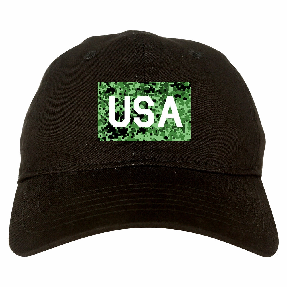 USA Digital Camo Army Mens Dad Hat Baseball Cap