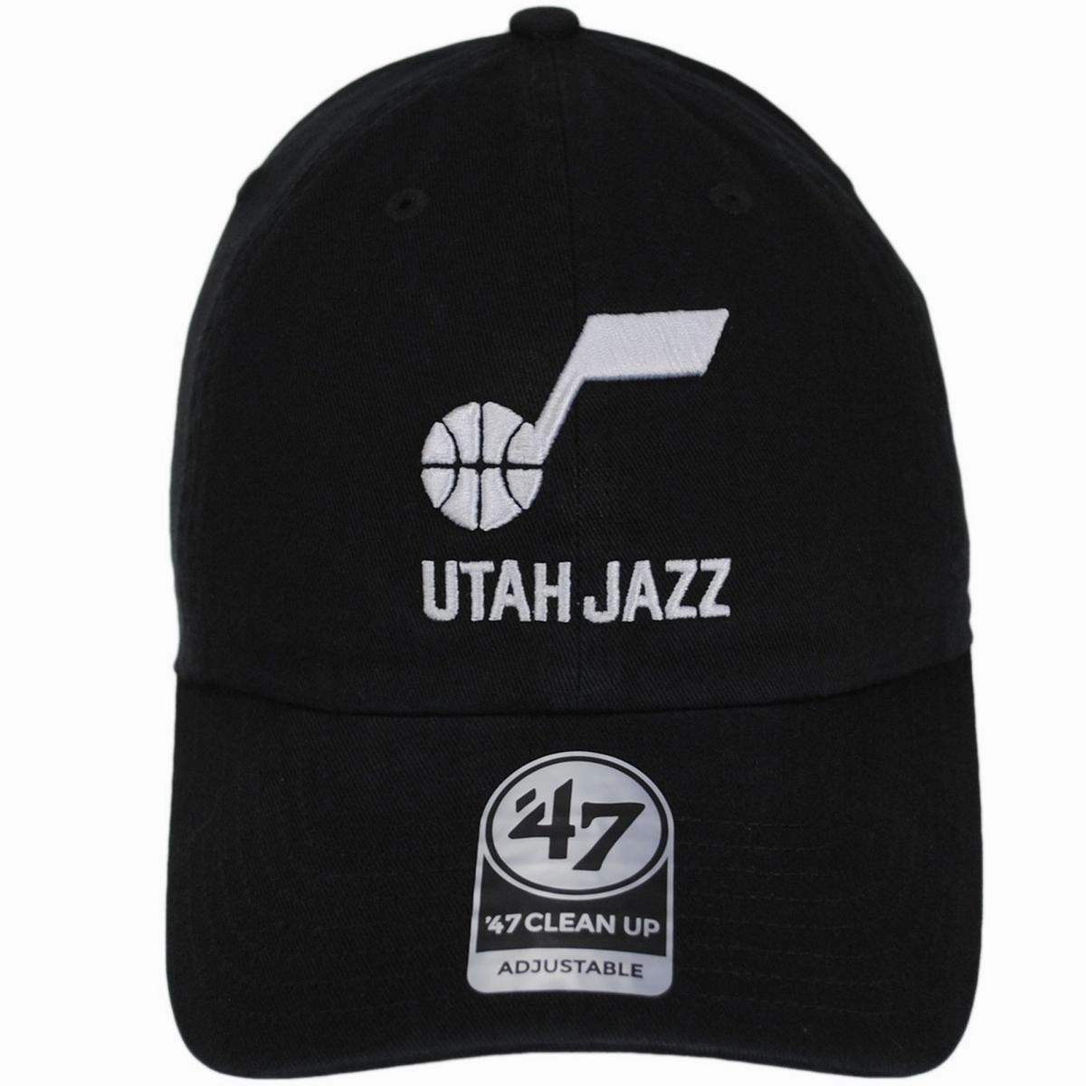 Utah Jazz NBA Clean Up Strapback Baseball Cap Dad Hat
