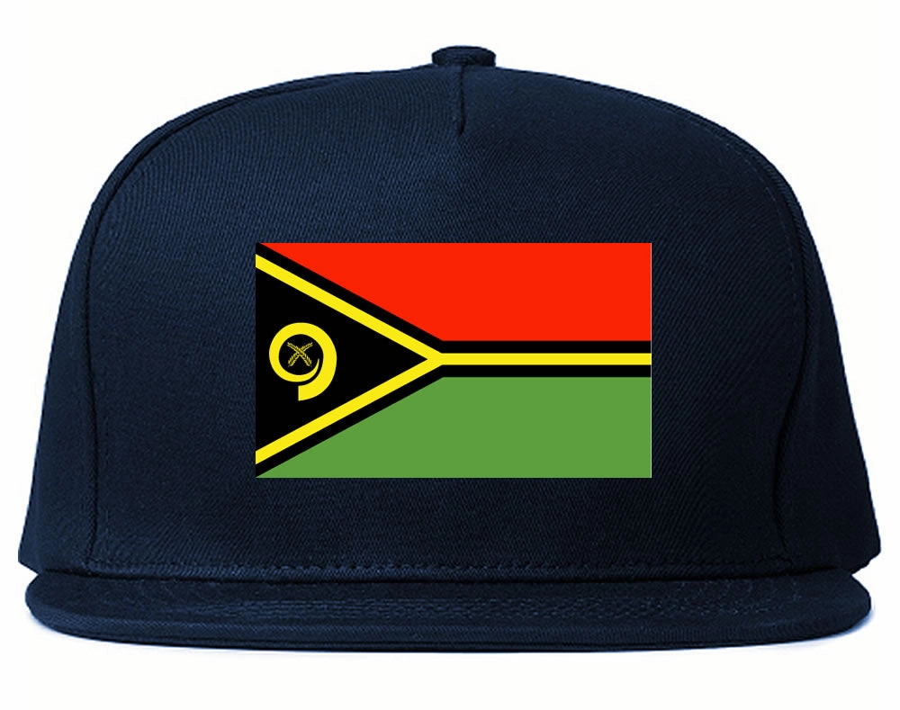 Vanuatu Flag Country Printed Snapback Hat Cap