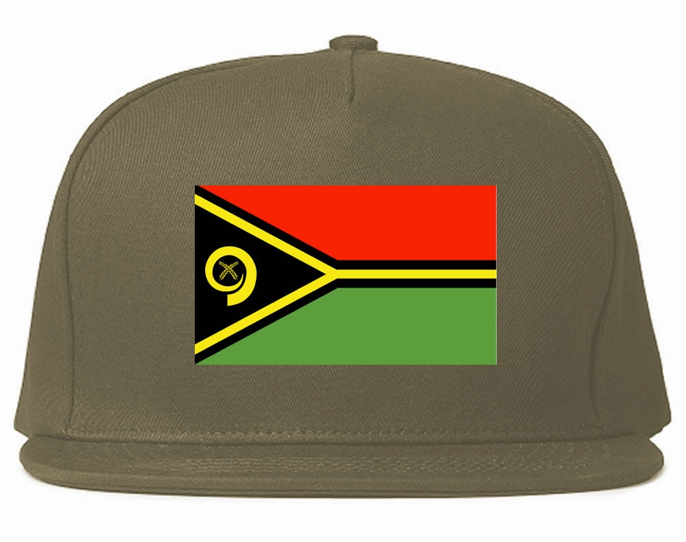 Vanuatu Flag Country Printed Snapback Hat Cap
