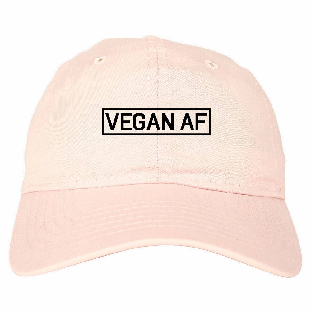 Vegan AF Vegetarian Mens Dad Hat Baseball Cap