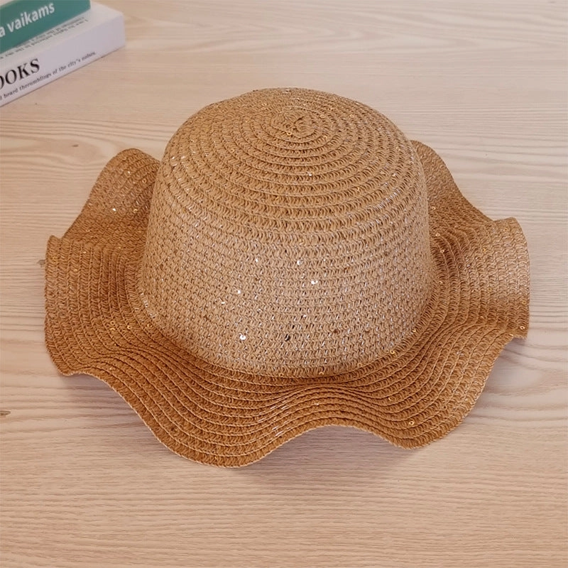 Versatile Casual Women Wave UV Beach Spring Summer Ruffle Fisherman Hot