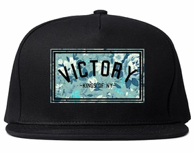 Victory Floral Pattern Snapback Hat