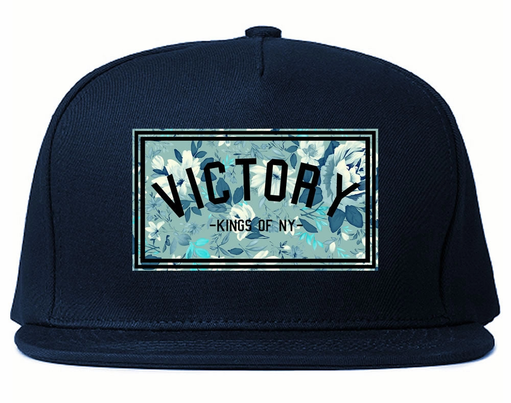 Victory Floral Pattern Snapback Hat