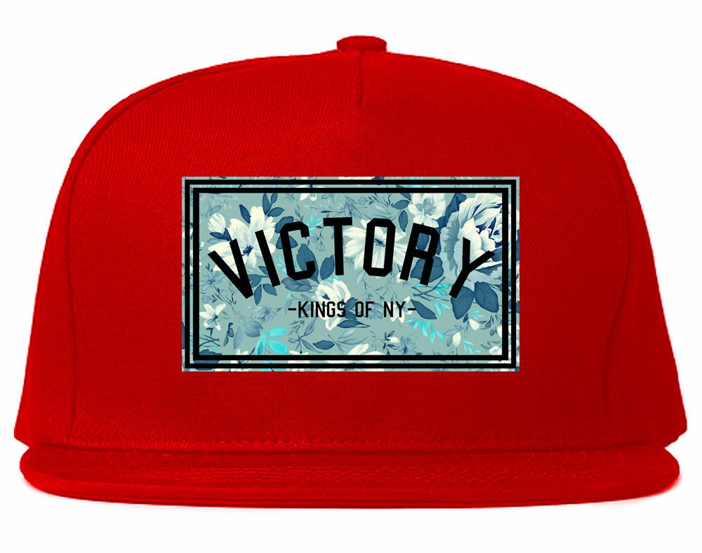Victory Floral Pattern Snapback Hat
