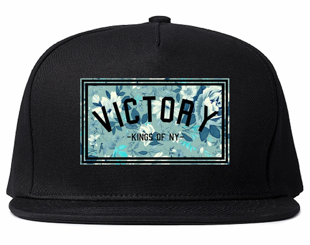 Victory Floral Pattern Snapback Hat