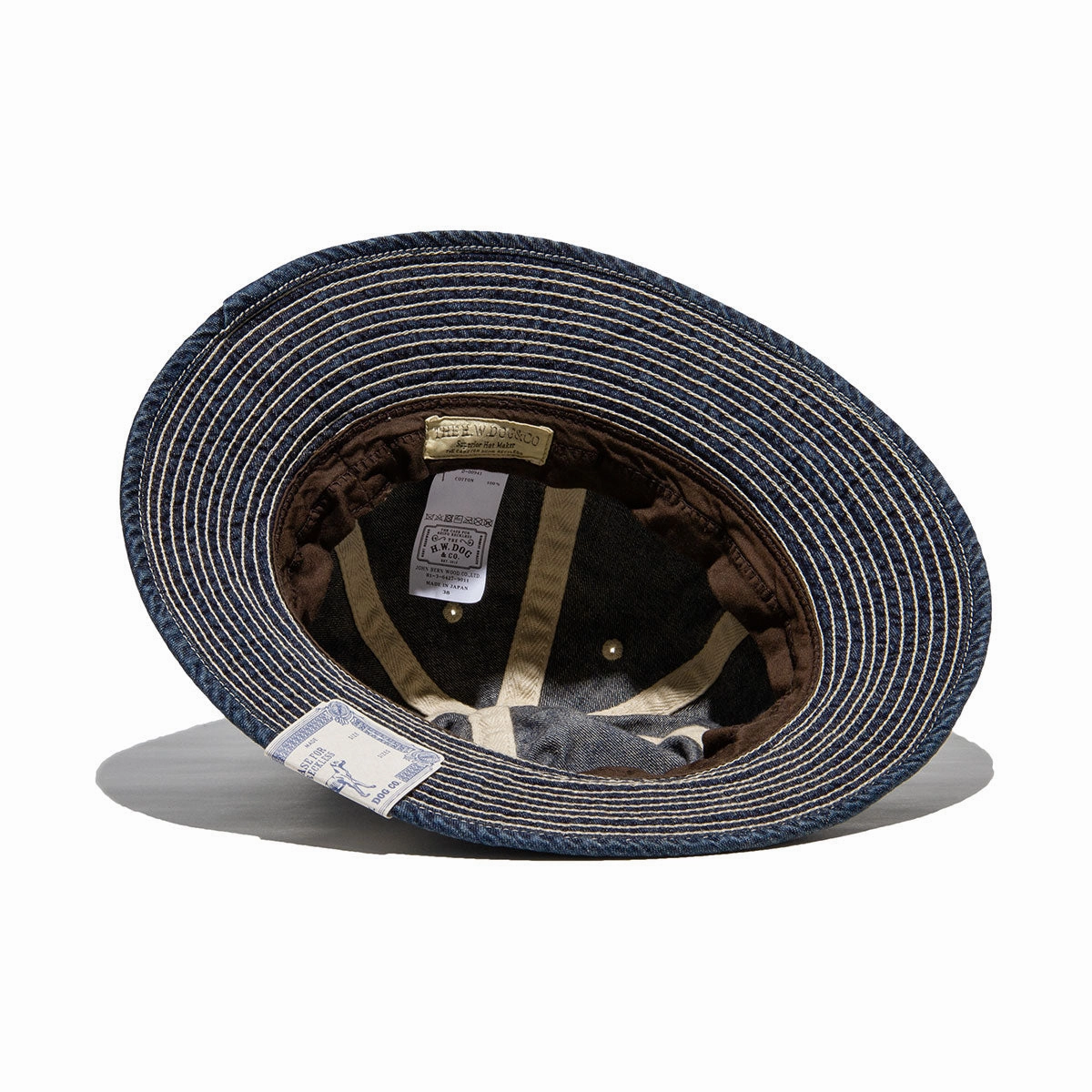 VINTAGE DENIM FATIGUE HAT - Indigo