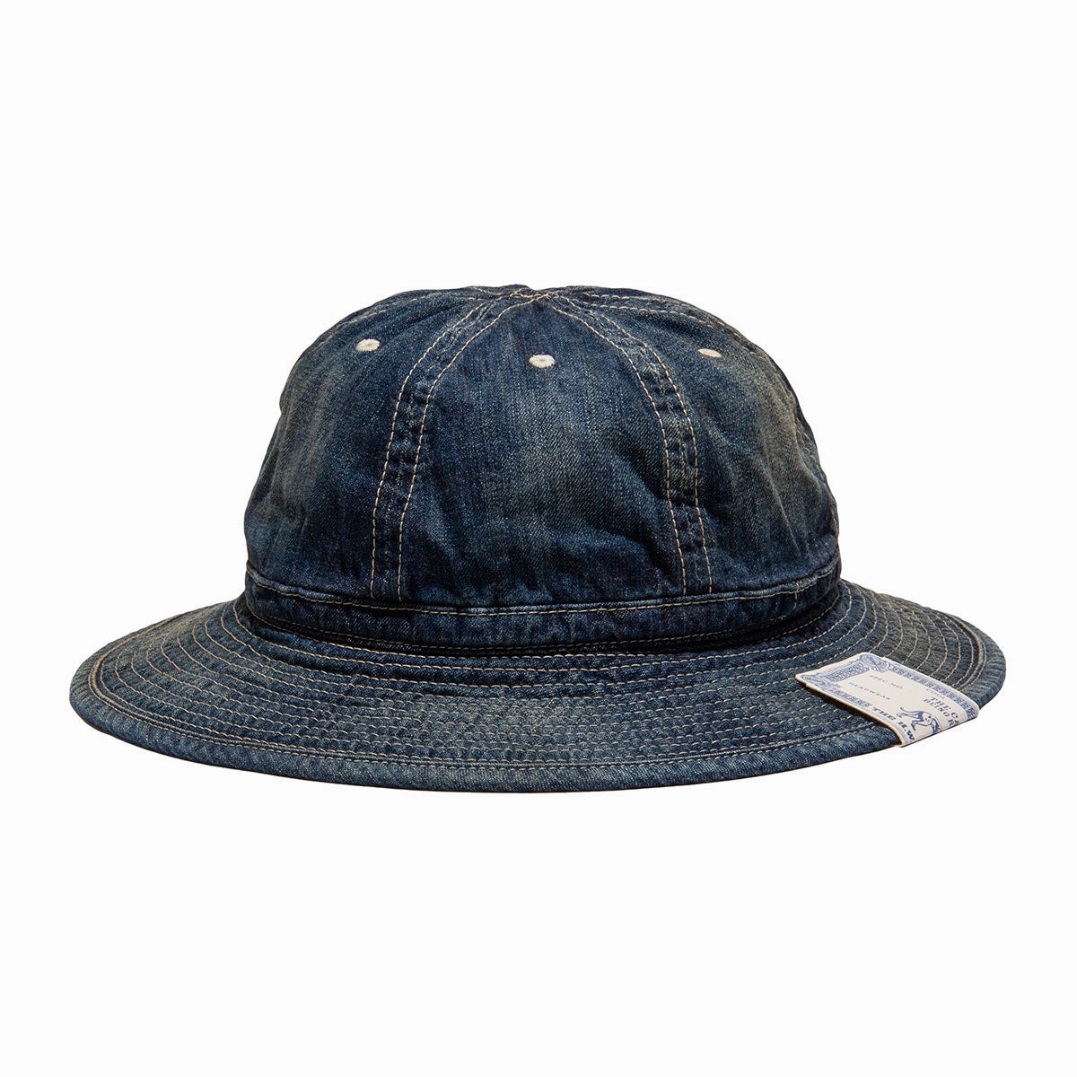 VINTAGE DENIM FATIGUE HAT - Indigo