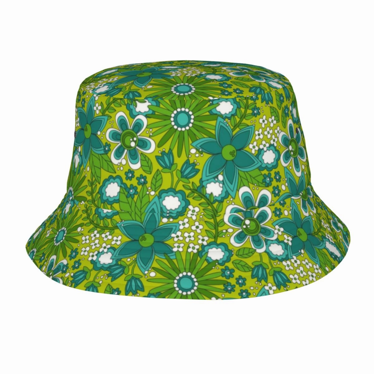 Vintage Hippie Flowers Bucket Hat