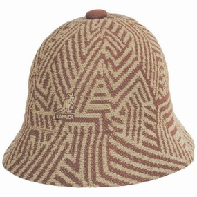 Virtual Grid Casual Bucket Hat