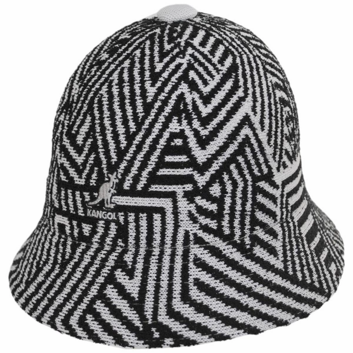 Virtual Grid Casual Bucket Hat