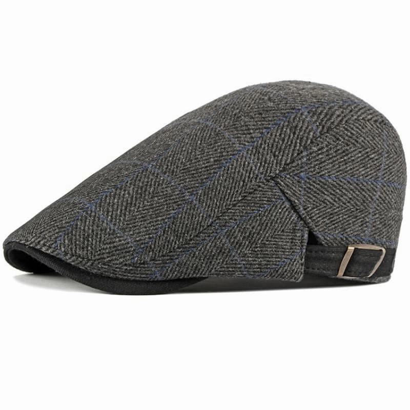 Viviani Plaid Flat Cap