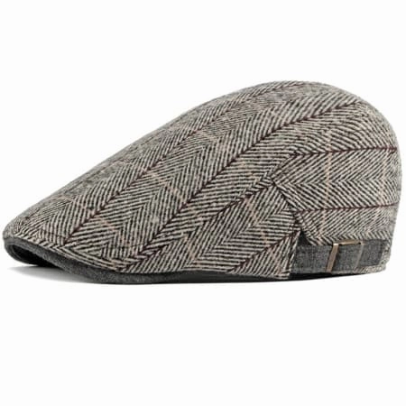 Viviani Plaid Flat Cap
