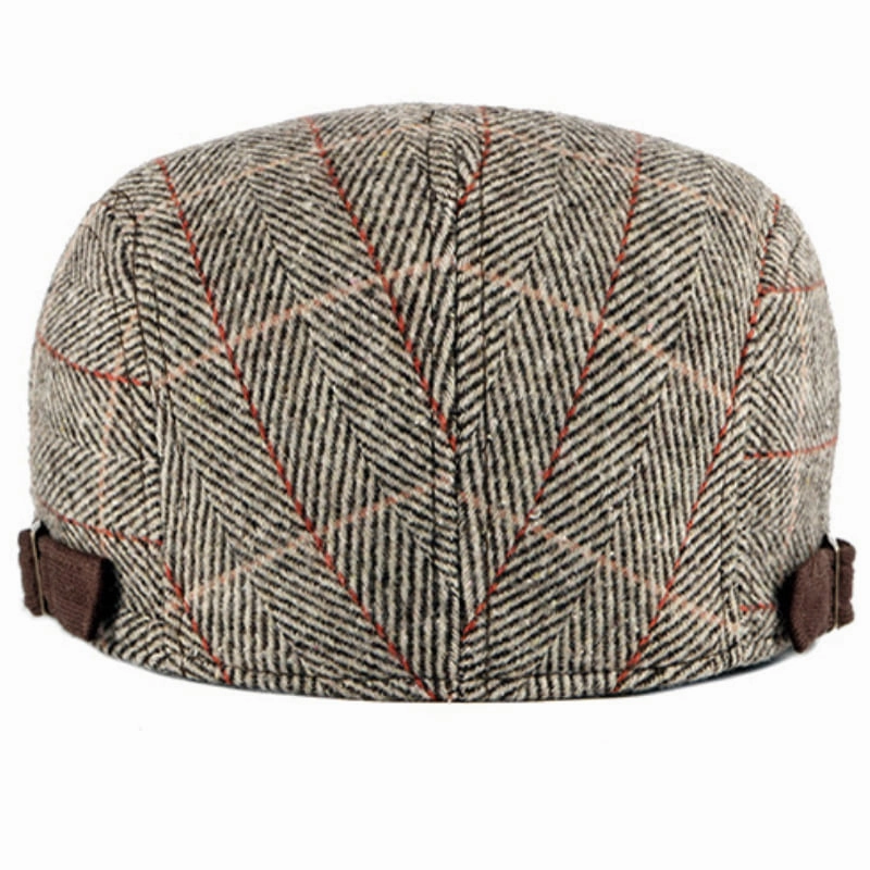 Viviani Plaid Flat Cap