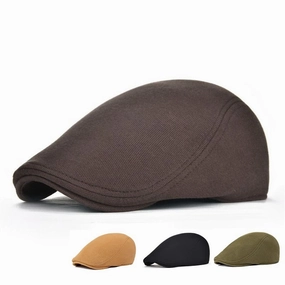 Voboom Classic Cotton Flat Cap
