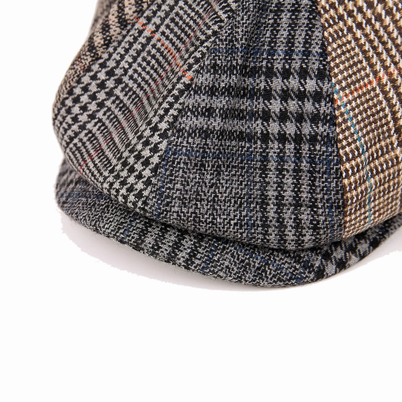Wagner Tartan Newsboy Cap
