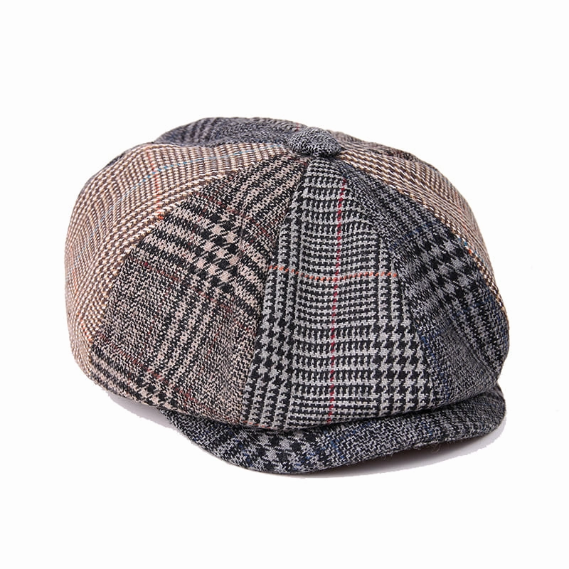 Wagner Tartan Newsboy Cap