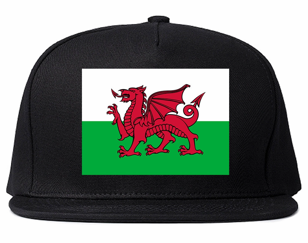 Wales Flag Country Chest Mens Snapback Hat