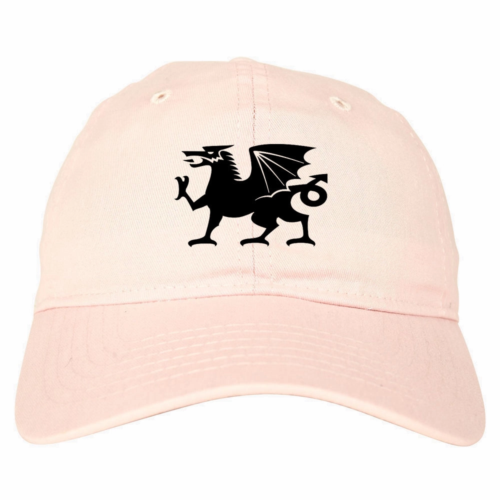 Wales Flag Dragon Symbol Mens Dad Hat Baseball Cap