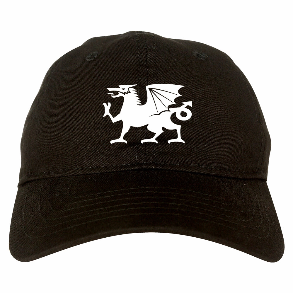 Wales Flag Dragon Symbol Mens Dad Hat Baseball Cap