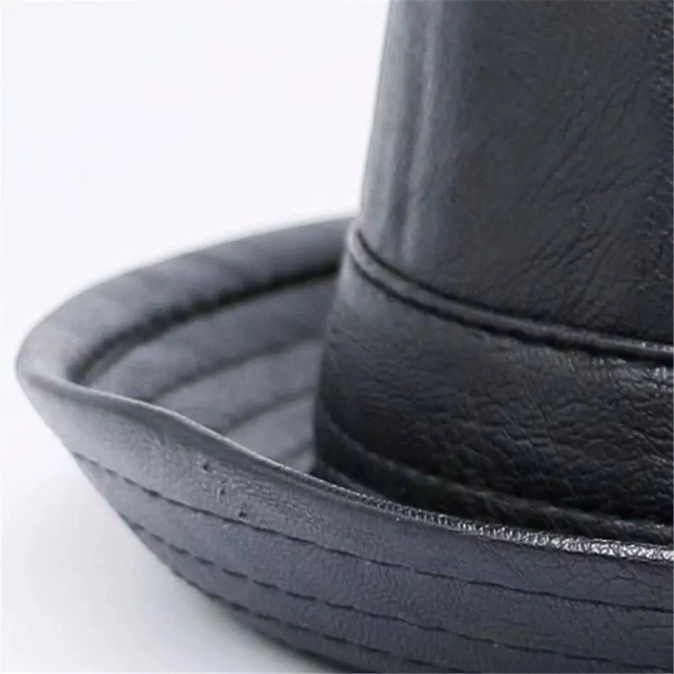Walt Vintage Leather Porkpie Hat