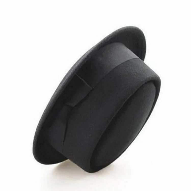 Walter Black Wool Porkpie Hat