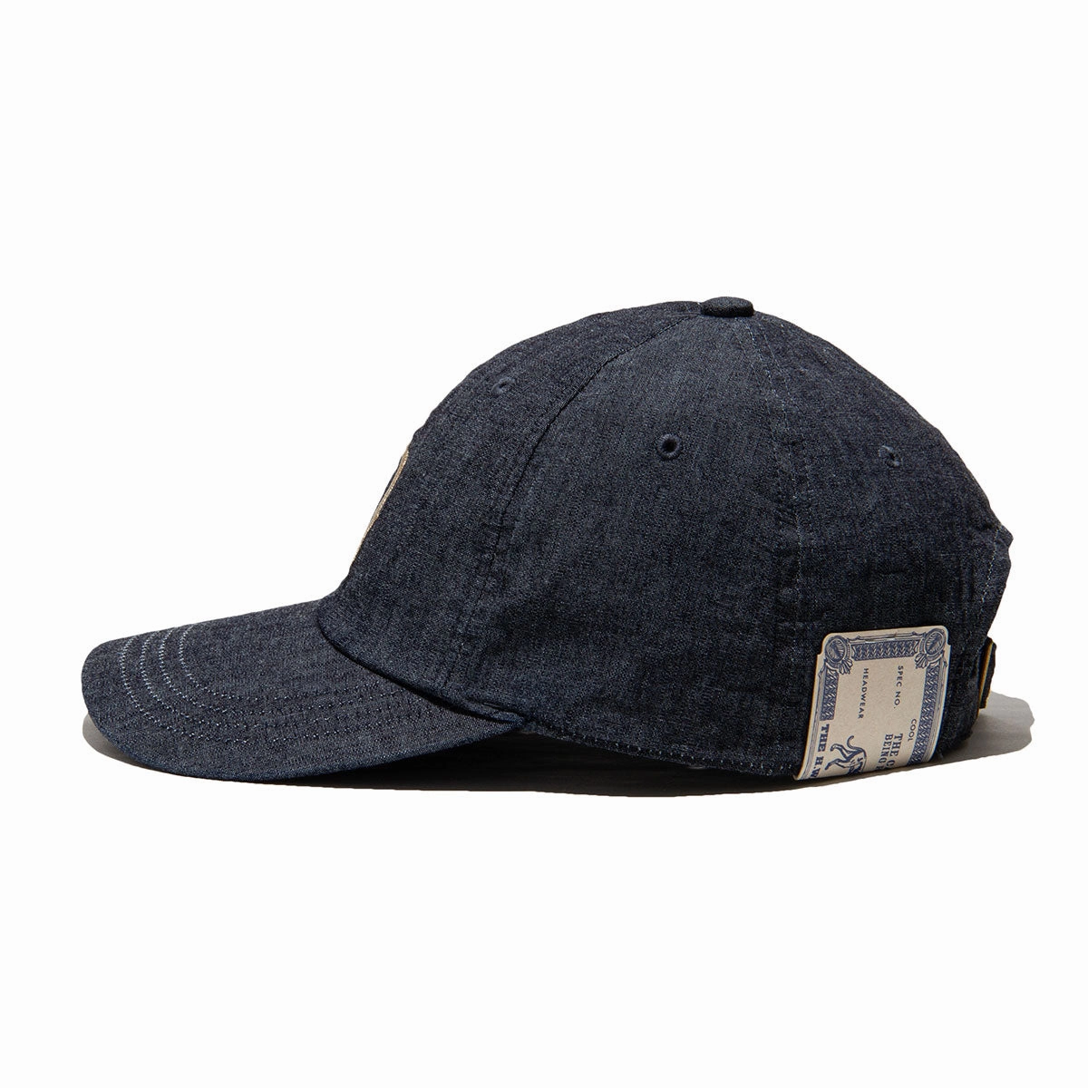 WASH DENIM UNION CAP - Indigo