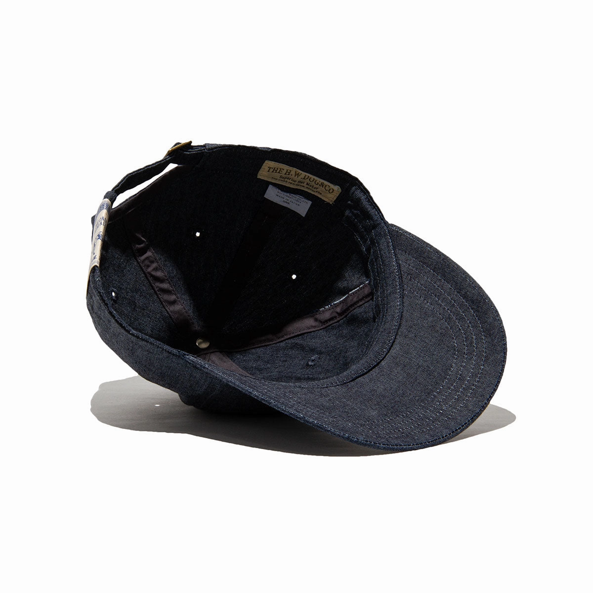 WASH DENIM UNION CAP - Indigo