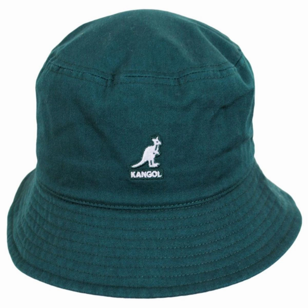 Washed Cotton Bucket Hat - Pine