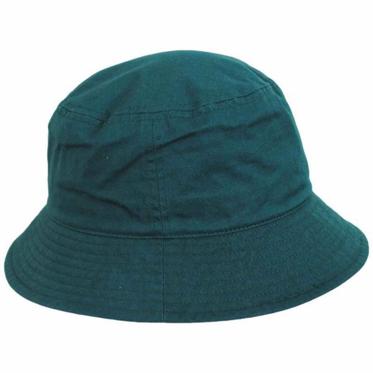 Washed Cotton Bucket Hat - Pine
